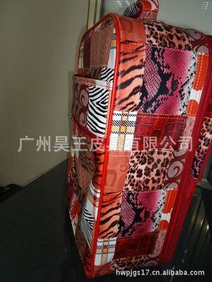 【供應PU拉桿箱 仿皮休閑行旅箱廠家專業生產設計各類布拉桿箱】價格,廠家,圖片,旅行箱包,廣州昊王皮具-