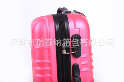 【工廠生產ABS拉桿箱 登機箱 旅行箱 純色 混批多種顏色】價格,廠家,圖片,旅行箱包,深圳市瑞森納箱包-
